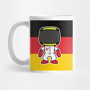 Mick Schumacher Custom Bobblehead - 2022 Season Flag Edition Mug